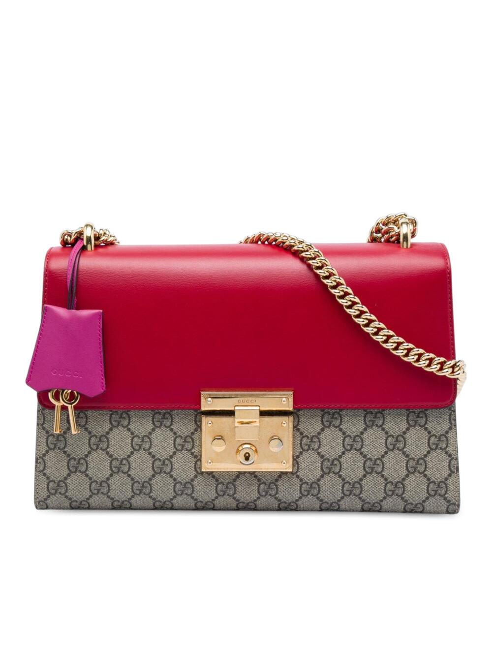 Gucci Padlock Shoulder Bag Gg Coated #366781G97B